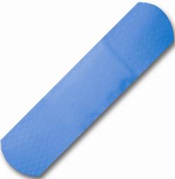 Pflasterset (100 Stck.) - 19 x 72 mm - Strips - Actiomedic� DETECT - - elektromechanisch detektierbar