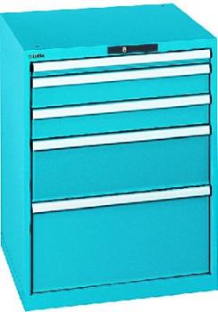 Schubladenschrank - 5 Schubladen 75 kg - Höhe: 850 mm - Breite 717 mm - Tiefe 725 mm