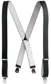 Hosenträger 'Lamstedt' - Elysee 36mm breit - Power Gripper Clip -  Farbe schwarz