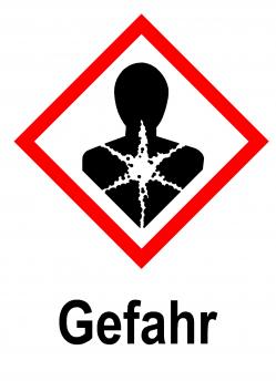 GHS Kennzeichen 'Krebserzeugend, Mutagen'