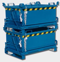 Klappbodenbehälter - 0,5 m� bis 2 m� Inhalt - bis 2000 kg Traglast - Typ KBB