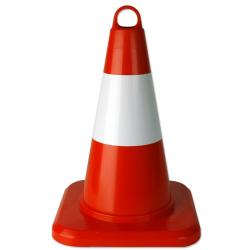 Leitkegel tagesleuchtend - 32 cm weich-PVC