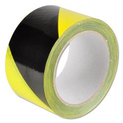 Warnband Selbstklebend gelb/schwarz - 66 m