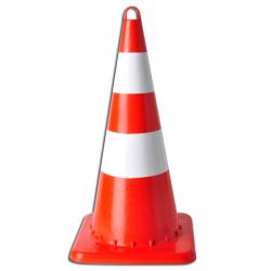 Leitkegel - hart - PP tagesleuchtend - 75cm
