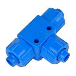 CK-Schnellverschraubung - T - Kunststoff - Schlauch-� bis 11,6x9 mm
