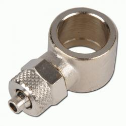 Ringstück L-Verschraubung Messing vernickelt