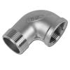 Einschraubwinkel 90&deg; Edelstahl IG und AG Rp1/8"-Rp4"