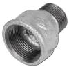 Reduziermuffennippel - IG/AG - Rp 1/2 bis 2" - R 3/8 bis 1&frac12;" - verzinkt  - Temperguss