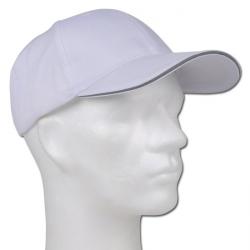 BASIC-Caps 'ANTON' - 65% Polyester/ 35% Baumwolle - Farbe weiß