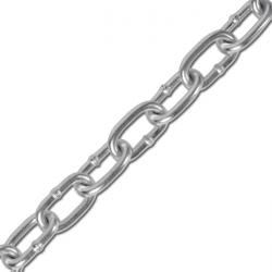 Schweißkette -  gerade Form A - Rollenware - galvanisch verzinkt