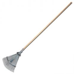 Fächerbesen - 22 Zinken -verzinkt - mit Stiel 1300 x 24 mm