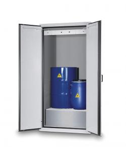 Fass-Schrank Tragkraft 850 kg/m� - Auffangvol. 200 Liter