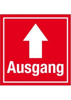 Türkennzeichnung 'Ausgang / mit Richtungspfeil'