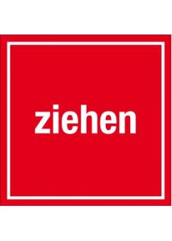 Türkennzeichnung 'ziehen' - 50 bis 400 mm