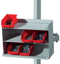 Sichtboxen-Regal-Halter - für Aufbauportale