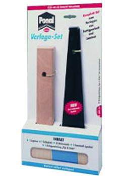 Ponal Parkett u. Laminat Verlege-Set - mit Zugeisen und Schlagholz