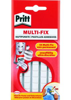 Pritt Klebe-Quadrate 'PFMDF' - doppelseitig klebend - Pack à 55 Stück