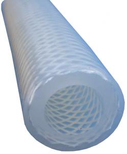 Silikon-Gewebeschlauch - lebensmittelkonform - transparent