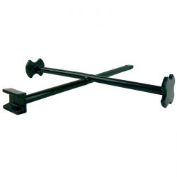 Kreuz-Fass-Schlüssel - lackierter Stahl