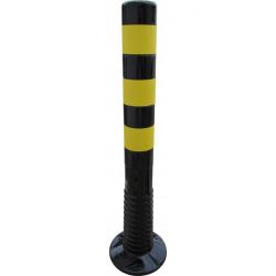 Absperrpfosten - PUR - flexibel - 750 mm - gelb/schwarz