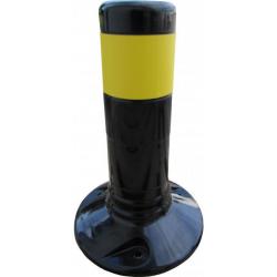 Absperrpfosten - PUR - flexibel - 300 mm - gelb/schwarz
