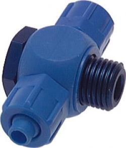 CK-Schnellverschraub. - T - Kunststoff - 1/8\' bis 1/4\'