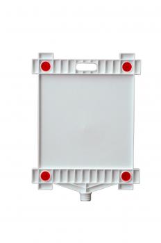 Schild - Raute - neutral mit Reflektoren \'BLANKO-RAUTE\' - Farbe weiß