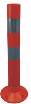 Absperrpfosten - PUR - flexibel - 760mm - reflektierend - orange - extra dick