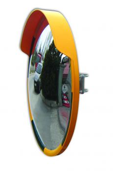 Sicherheitsspiegel - Acryglas - � 800mm - Rand gelb/schwarz