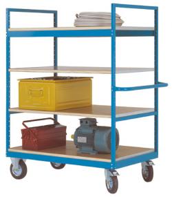Regalwagen \'Varimobil\' - 4 Etagen - Tragkraft 500kg - Höhe 1730mm