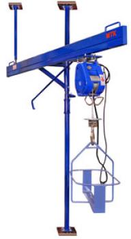 Baukran MBK - komplett mit Seilwinde - Hubhöhe bis 23m - max. 80 kg