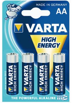Batterie Mignon AA 1,5V VARTA HIGH ENERGIE