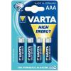 Batterie Mignon VARTA-HIGH ENERGIE AAA - 1,5 V