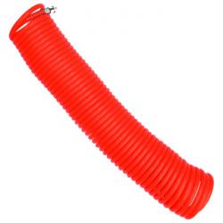 Druckluft-Spiralschlauch - 10 m - Anschluß 1/4'
