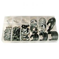 E-Sicherungsring-Sortiment, 1,5 - 22 mm, 300-tlg.