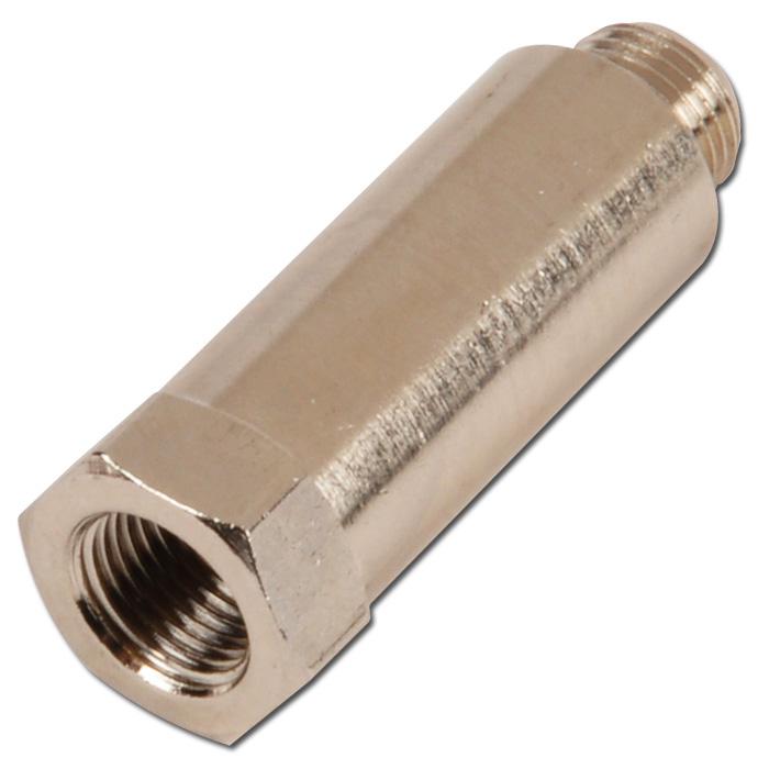 Rückschlagventil Aus Messing Vernickelt – Größen M5, 1/8", 1/4" Bis 1", Für Druckluft & Wasser