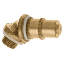 Eichelverstäuber - Messing - gebogen - M 11x1