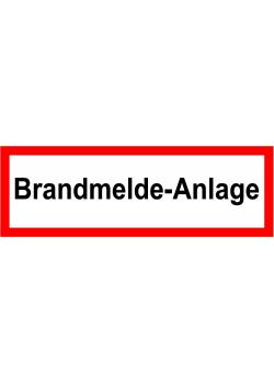 Brandschutz - 'Brandmelde-Anlage' - 5x15/10x30 oder 20x60 cm