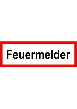 Brandschutz - 'Feuermelder' - 5x15/10x30 oder 20x60 cm