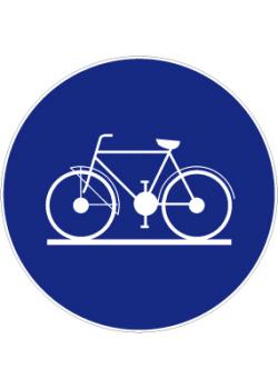 Gebotszeichen 'Fahrradweg benutzen'