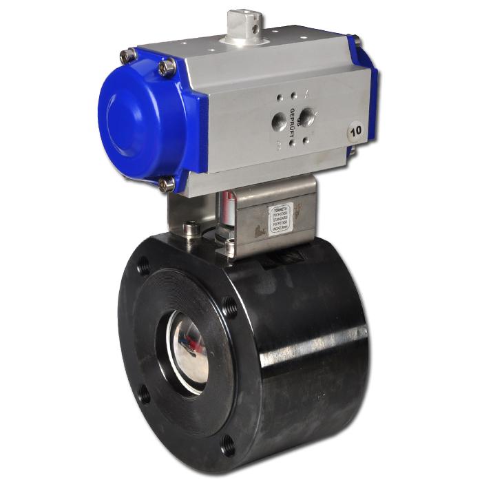 Flansch-Kugelhahn - pneumatischem Antrieb - PN 16 bar