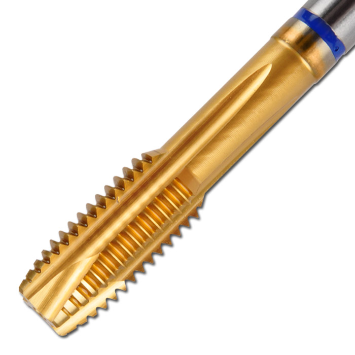 QUARKZMAN 4 Stück Spiralgewindebohrer M5 X 0.8 - Nitridbeschichtet HSS 6542 Für Metall