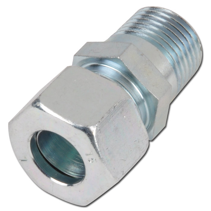 Hydraulikverschraubung gerade Einschraubverschraubung GE 12 LR 1/2" Edelstahl VA 