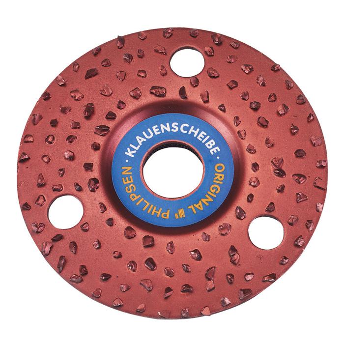 Klauenscheibe mit 30er-Körnung 125mm Klauenschleifscheibe Klauenpflege 
