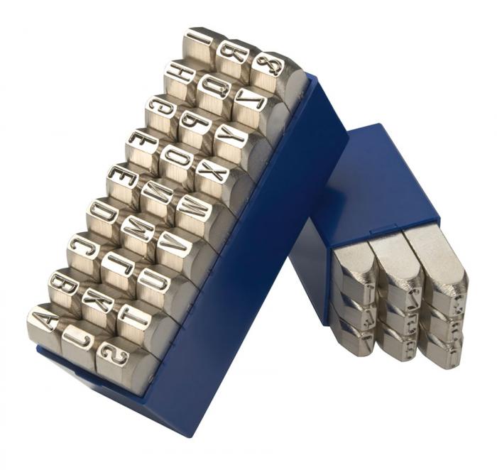 16x Schmuck Stempel Schlagzahlen Schlagstempel Einschlagzahlen Schlagbuchstaben 