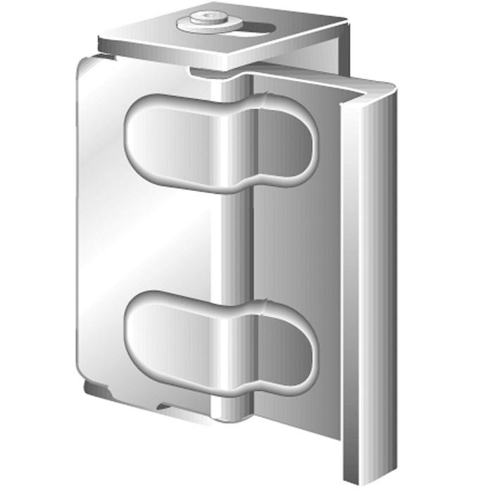 Fenster- und Türsicherung - Stahl - braun - 16 bis 25 mm - VE 10 Stück -  Preis per VE