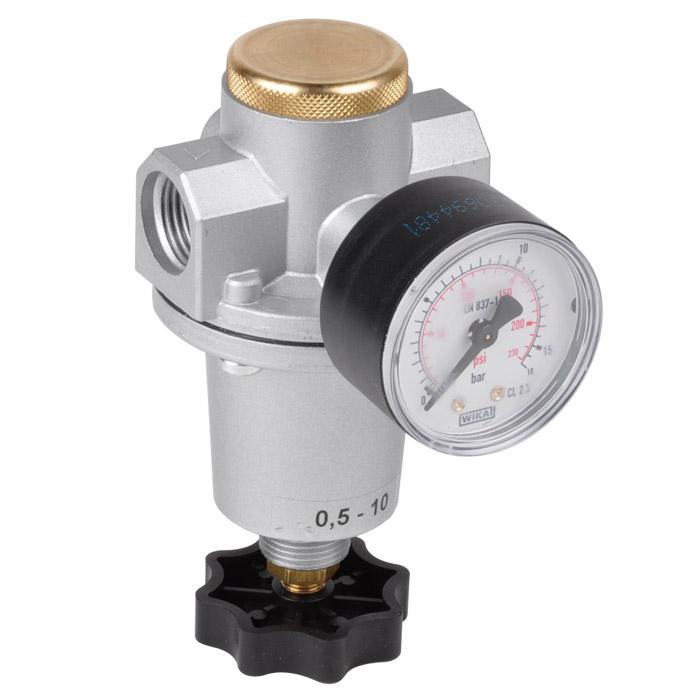 Druckregler 1/2" mit Manometer von 0,5-16 bar Druckregler 1/2" mit Manometer von 0,5-16 bar