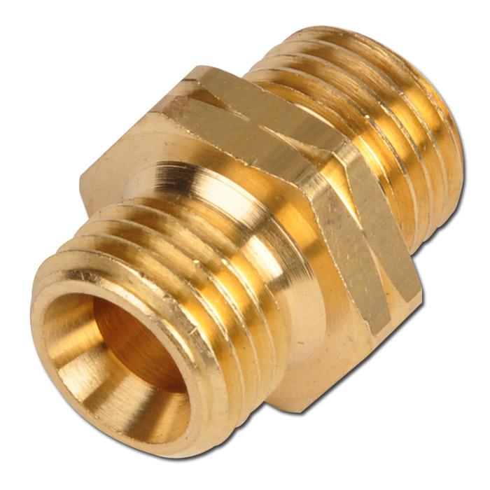 Doppelnippel mit Rechtsgewinde Linksgewinde Adapter Fitting Messing Doni 