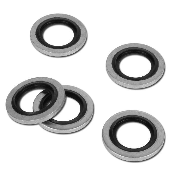 10 Stück Hydraulik-Dichtring 1" BSP mit NBR-Einlage 