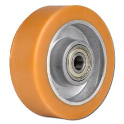 Polyurethanrad - Aluminiumfelge - Kugellager - Rad-Ø 80 bis 250 mm 
